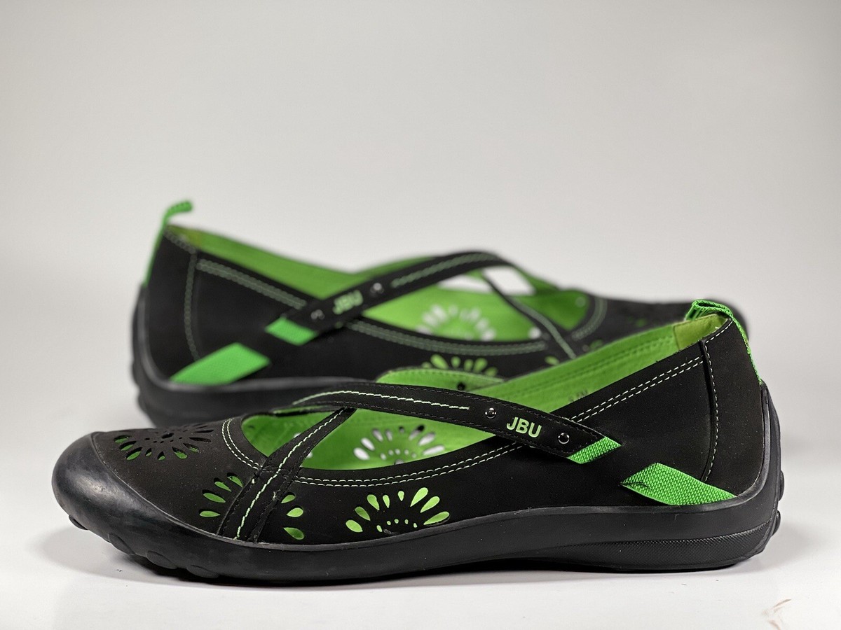 Womens JBU Adventure On Tessy Mary Jane flats sandals shoes Sz 9.5