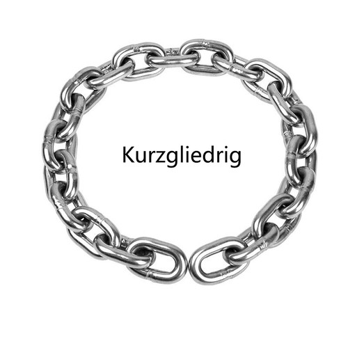 Edelstahlkette V2A 1,2-16mm Rundstahlkette Ankerkette Kette aus rostfreiem Stahl - Picture 13 of 14