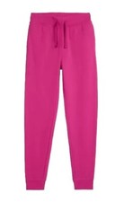 NAUTICA Girls Fleece Jogger Sweatpants Pockets Pink Rose NWT 40