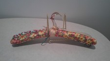 Vintage Handmade Padded Satin / Cloth Covered Clothes Hangers 3 Variations