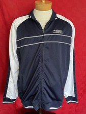 NEW Umbro Track Suit Jacket Navy Blue / White Soccer Football Raver