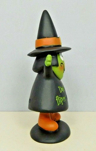 Mini Bruja con las palabras ""Don't make me flip..."" - Nuevo Cubo en Flores #12717C - Imagen 2 de 3