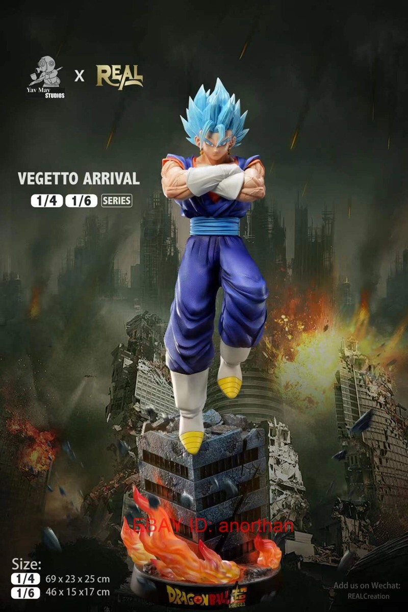 Yav May X REAL Studio Dragon Ball Z Vegetto Arrival 1/4 LED Resin