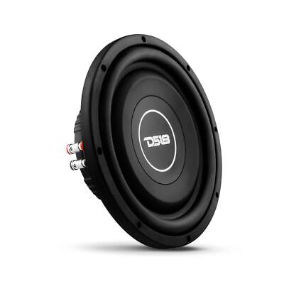 DS18 SRW12.4D Shallow 12'' Subwoofer 440 Watt Dual 4 Ohm DVC Car Audio Sub Woofer