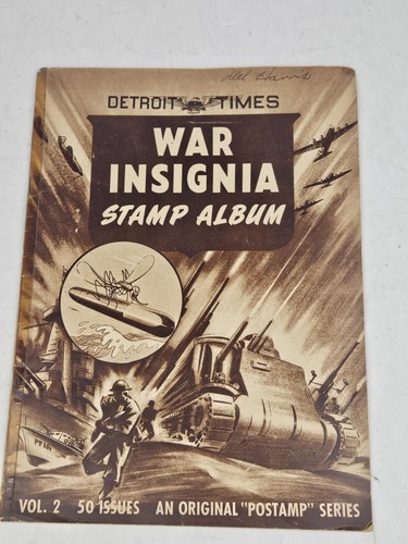 COMBAT INSIGNIA/WAR INSIGNIA STAMP ALBUMS FEATURING DISNEY STUDIO DESIGNS Comple - Picture 16 of 24