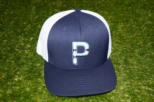 New Puma P 110 Snap Back Hat Navy Blue 