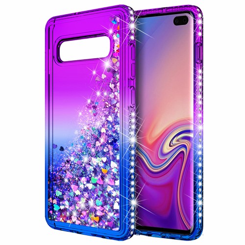 For Samsung Galaxy S10 5G Case Liquid Glitter Bling Soft Cover +Screen Protector - Picture 18 of 31