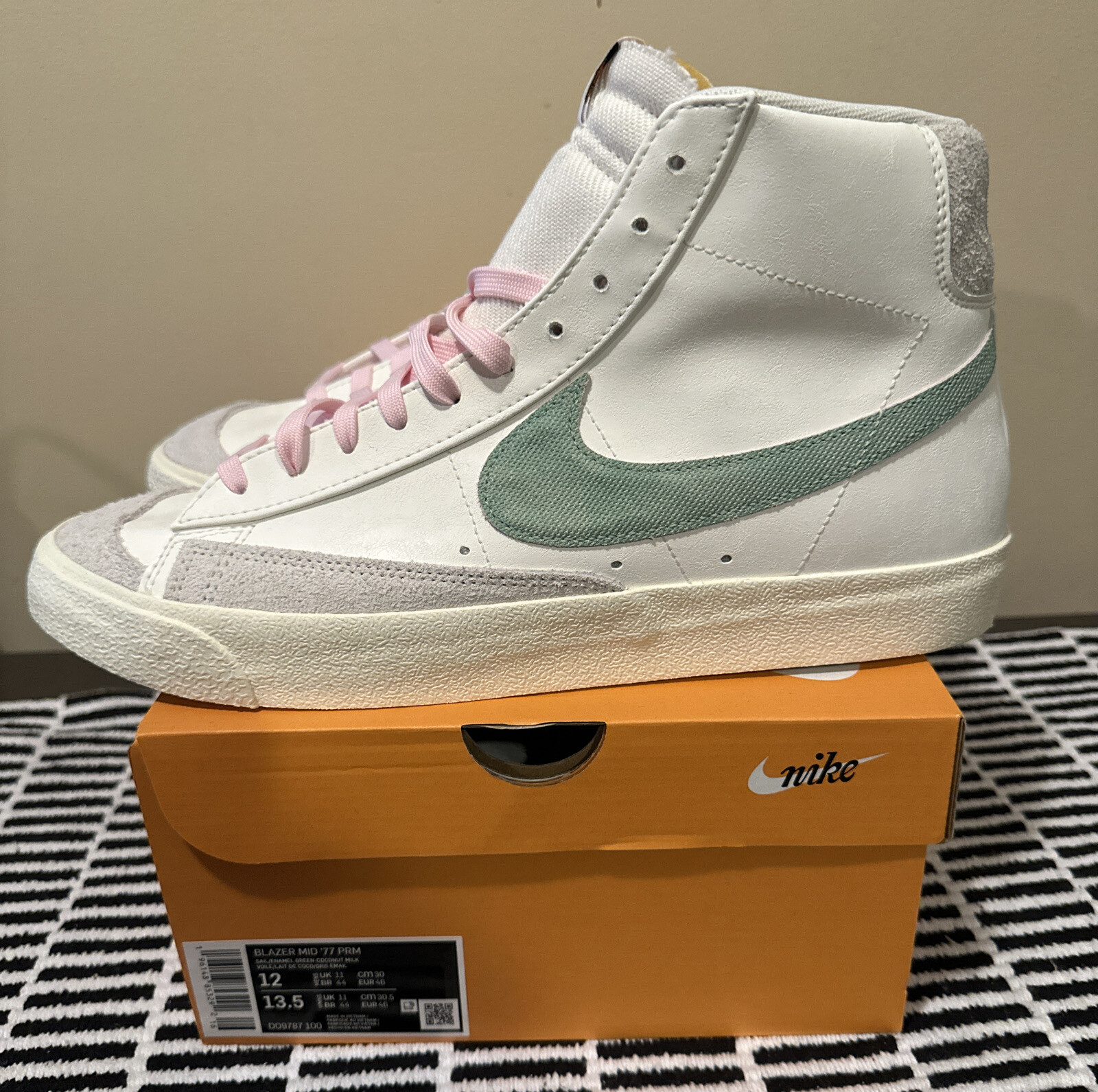 wheatgrass sail green nike blazers