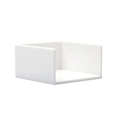 3x3 Inch Self Stick Notes Cube Dispenser PS Notepad White Sticky Note Holder