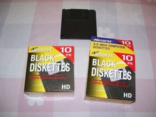 Two Boxes of NOS Memorex 3 1/2 Inch Formatted Black Floppy Diskettes