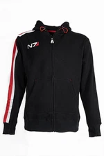 Mass Effect N7 Spectre Elite Full Zip Red Black Unisex Hoodie NEW