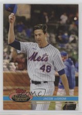 2021 Stadium Club Chrome 1991 Design Variation Wave Refractor Jacob deGrom 0qc1