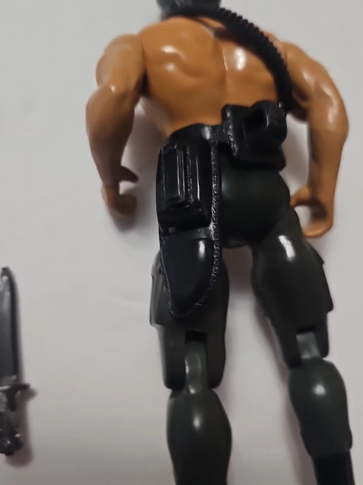 De colección 1985 Anabasis Coleco "Rambo" Force of Freedom Stallone Vintage 7" y armas Foto 3 de 4