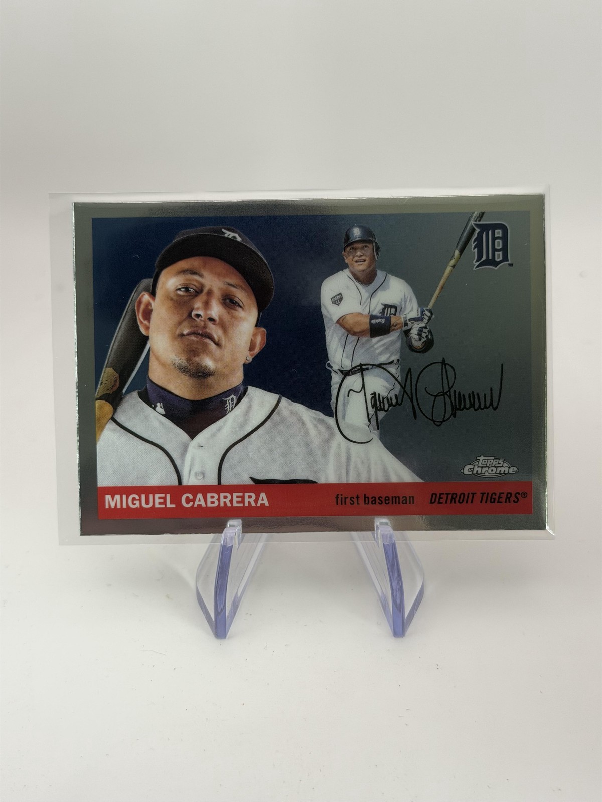 2025 Topps Chrome Platinum Miguel Cabrera #470 Tigers