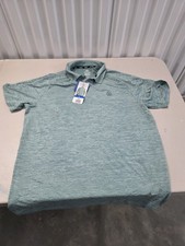Hurley Men's Ultra Soft Stretch Moisture Wicking Performance Polo Shirt Green L