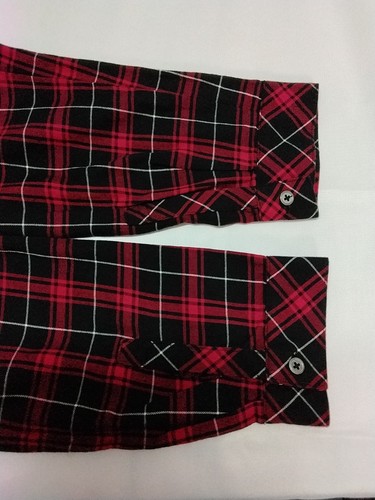 Women's XL J Jill Long Sleeve Tunic Shirt Blouse, Red & Black Plaid, NWT - Picture 16 of 16