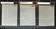 Darice Embossing Folders BRICK WALL, HENNA Floral or SWIRLY PATTERN