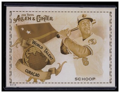 Schoop, Jonathan - 2018 Allen & Ginter 5x7 - World Talent - 3/10