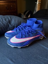 Nike Men's Zoom Mercurial Superfly 10 Elite FG Blue Size 8