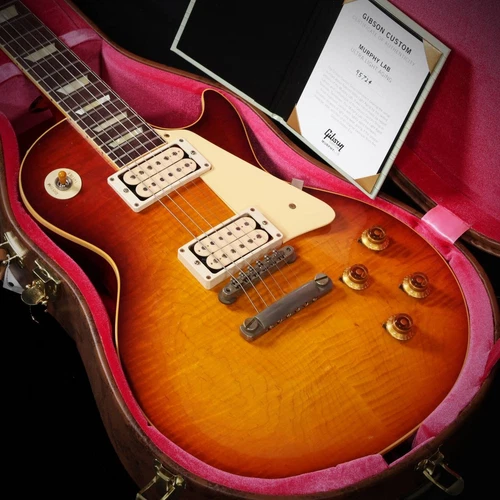 Gibson Custom Shop Hand Selected Top Murphy Lab 1959 Les Paul Standard Slow Iced