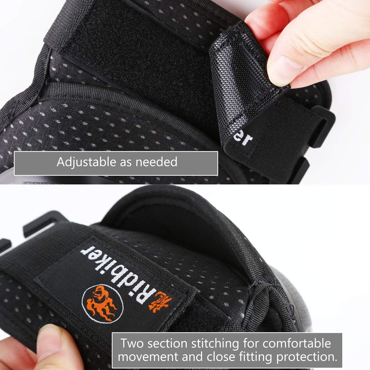 Kids Motocross Knee Shin Guard 2 in 1 Protector Elbow Pads Armor Set
