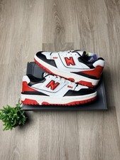 New Balance 550 TEAM RED UK 8 US 8.5 Brand New Authentic Same Day Ship ✅
