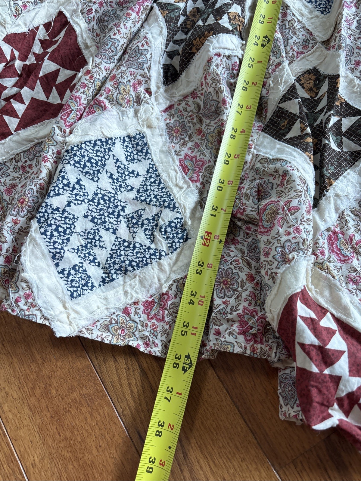 Rare Vintage Ralph Lauren Denim & Supply patchwork quilt Midi maxi skirt image 8
