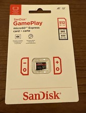 SanDisk GamePlay MicroSD Express 512 GB Memory Card BRAND NEW