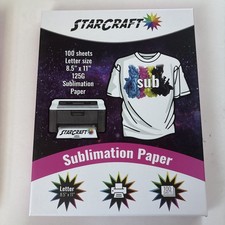 StarCraft Sublimation Paper 8.5" x 11" - 100 Pack