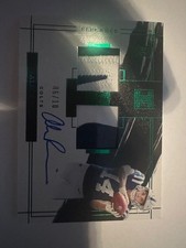 Alec Pierce Panini Impeccable Elegance Patch/Helmet On Card Autograph /10 Colts