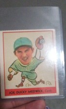 1938 Goudey Big League Chewing Gum - Joe Medwick #262