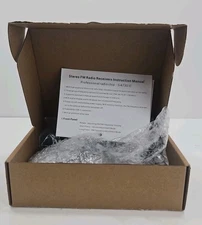 Facmogu FM Radio Receiver, Professional Si4730 Receiver with 33ft Black 