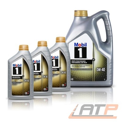 MOBIL 1 5L + 3x 1L FS 0W-40 MOTORÖL FÜR VW 502 00/505 00/503 01 API/SP/SN/SM/CF