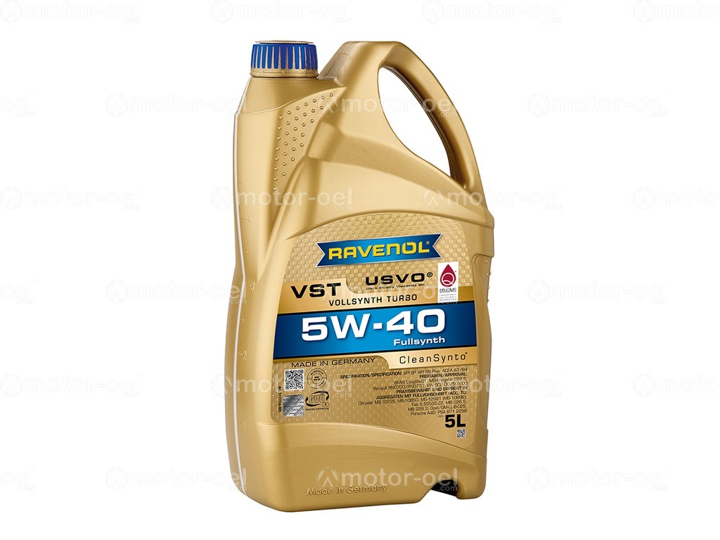 7 Liter (5L+2L) RAVENOL VollSynth Turbo VST SAE 5W-40 Motoröl BMW, MB, Renault 3