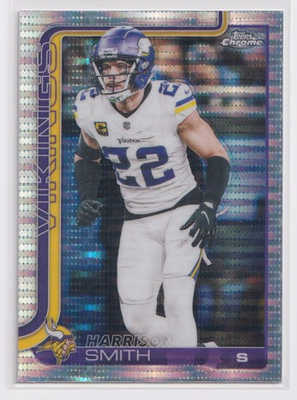 #ad 2025 Topps Chrome Pulsar Refractor Harrison Smith #204 $2.99