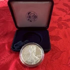 2006 W American Silver Eagle Proof 1 Oz Silver. COA & Box Included