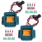 Battery Adapter Converter With Fuse 18V For Makita Battery DIY Power Tool -2 Set