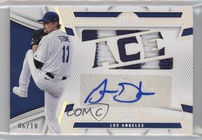 2023 Panini National Treasures Holo Silver 6/10 Gavin Stone #DMS-GS Auto 4k8