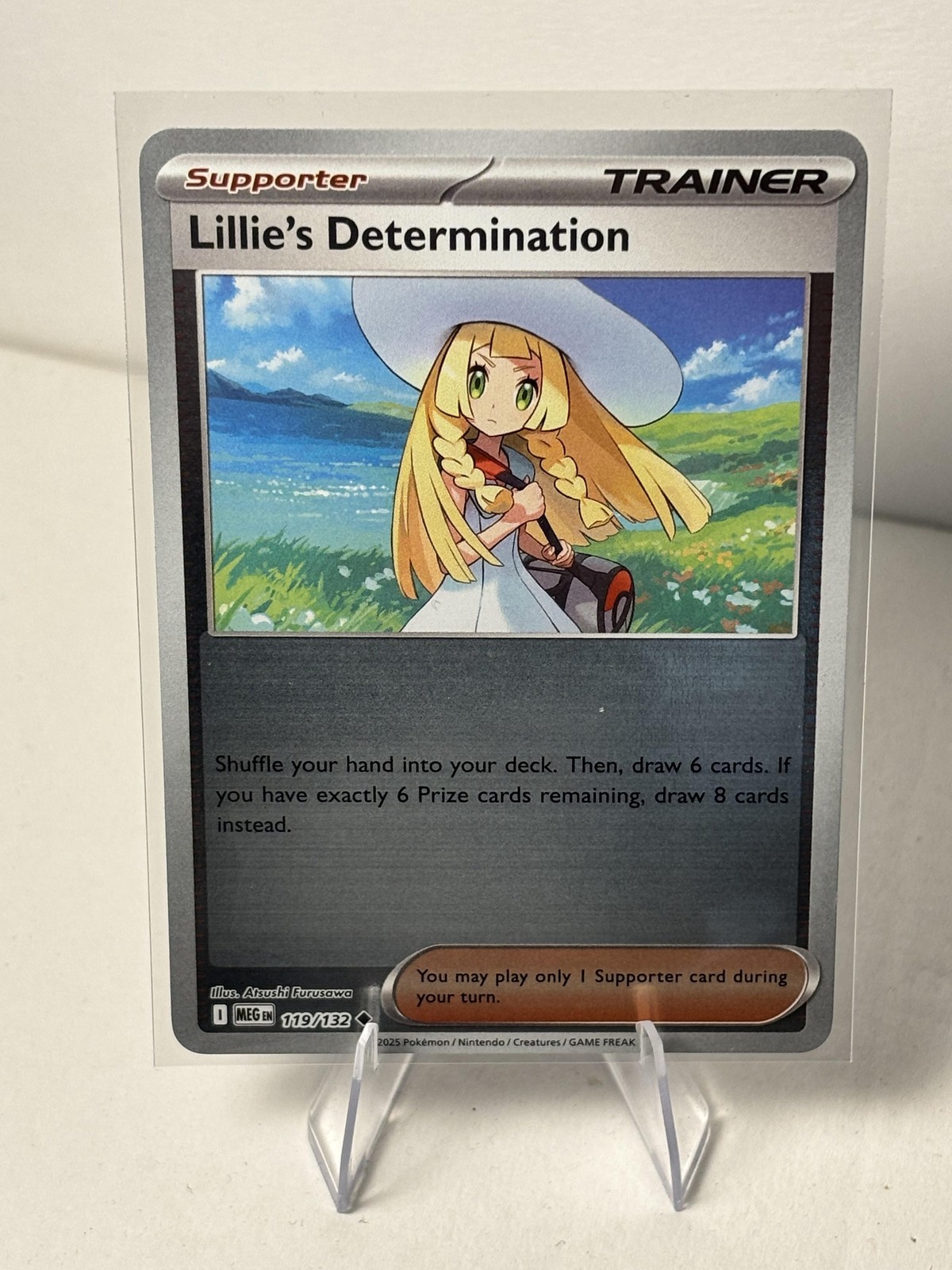 Lillie's Determination ME01: Mega Evolution #119/132 Reverse Holo