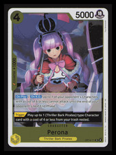 Perona Foil OP14-111 R The Azure Sea's Seven One Piece NM CCG