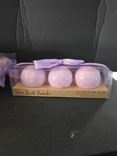 3 Piece Bath Bombs Lavender Vanilla Scent