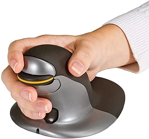 Penguin Ambidextrous Wired Ergonomic Mouse USB, Alleviates RSI, Easy-Glide, V... - Image 4 of 4