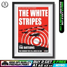 THE WHITE STRIPES musica concerto dal vivo concerto wall art quadro poster stampa opera d'arte