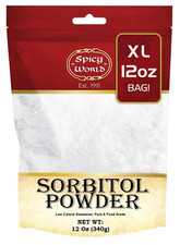 Sorbitol Powder 12Oz Bag 340G - Pure Ingredient, Low Calorie Sweetener, Food G