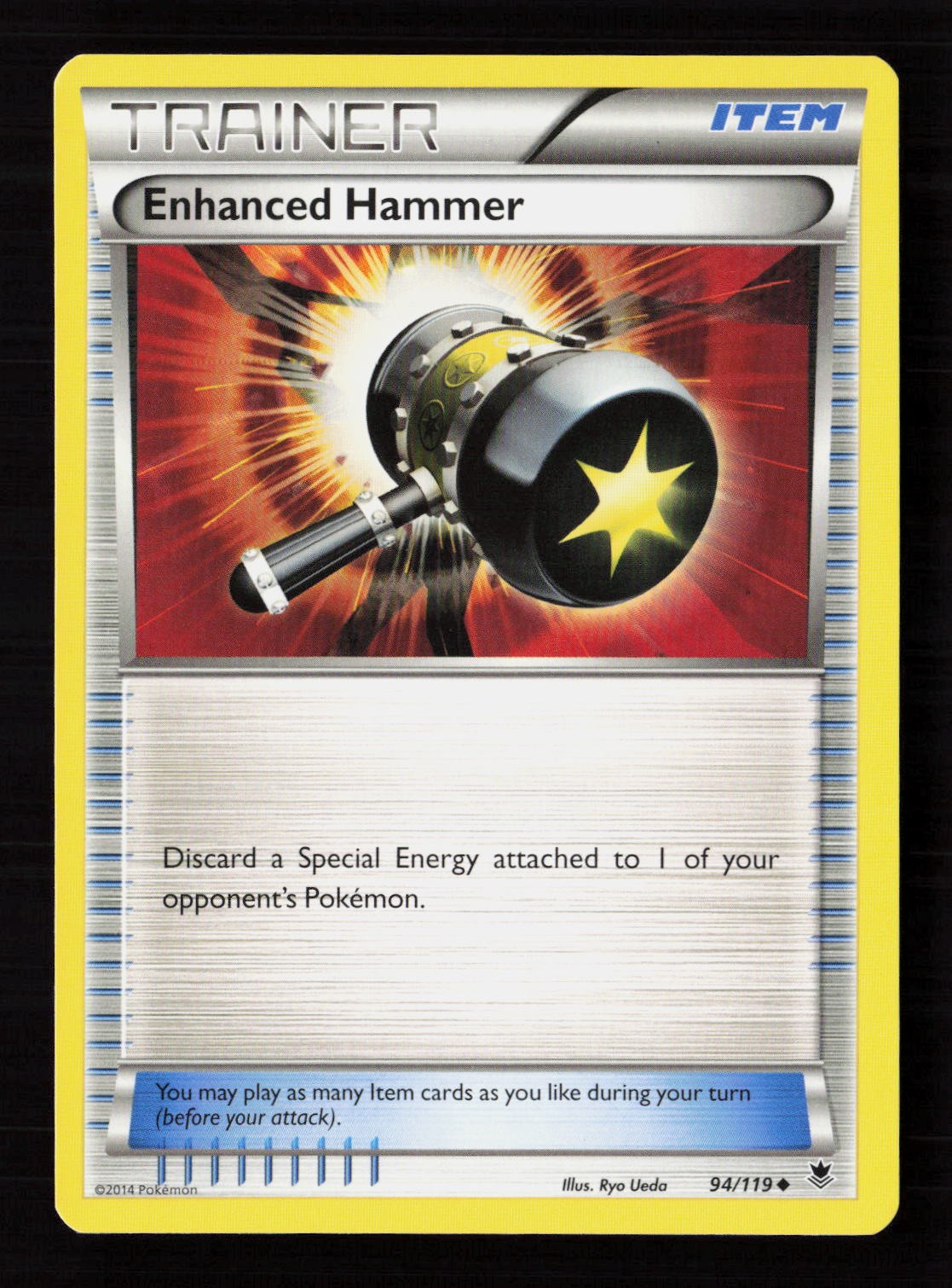 Enhanced Hammer 94/119 Pokemon TCG XY - Phantom Forces MP