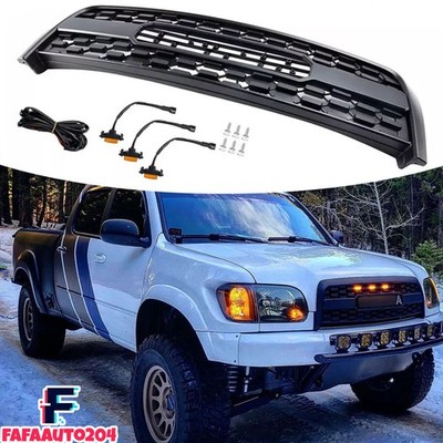 Front Grill Fit For 2003 2004 2005 2006 Tundra PRO Grill with LED Lights