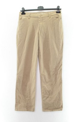 Lee Herren Hose Gr. US 10 Beige Straight Leg Baumwolle #EM-26