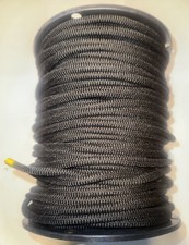 1/4" X 250' FT Bulk Spool Jet Black Bungee / Shock Cord - Made in the USA