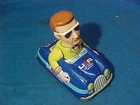 1967 MARX Tin Litho  Friction Motor UNITED ESPIONAGE AGENCY Toy CAR