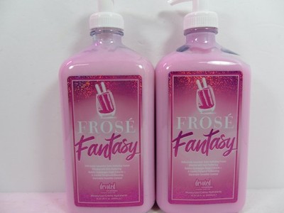 2 PACK DEVOTED CREATIONS FROSE FANTASY SATIN SOFTENING FUSION MOISTURIZER LOTION